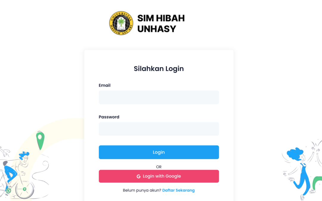 Proses Pembuatan Aplikasi Web Laravel SIM Hibah UNHASY Tahap Satu